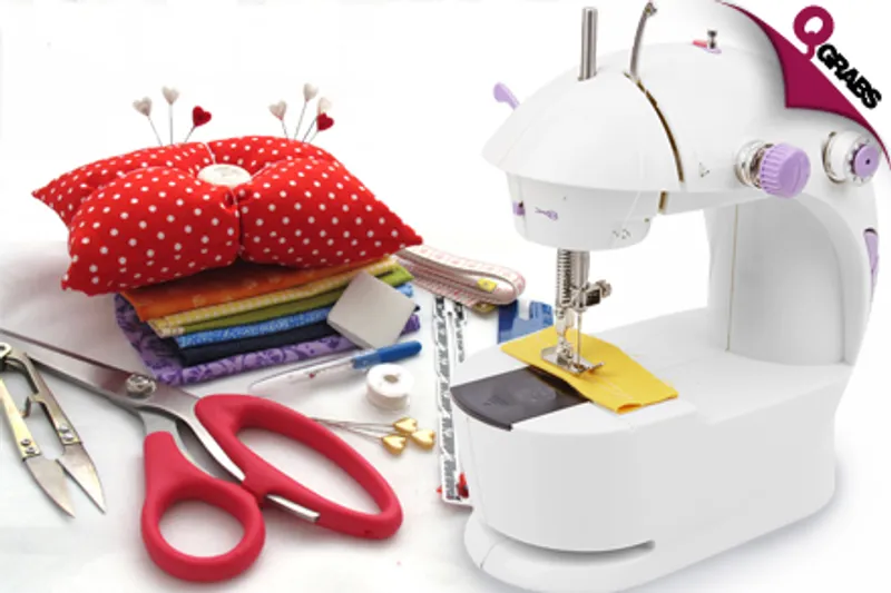 For QR89 Seam, Alter & Tailor Like the Pros with a Mini Sewing Machine! (QR199 Value)
